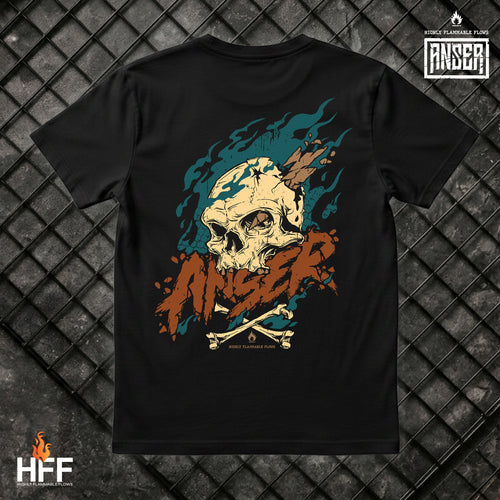 Anser black Tshirt designed by Proheroes