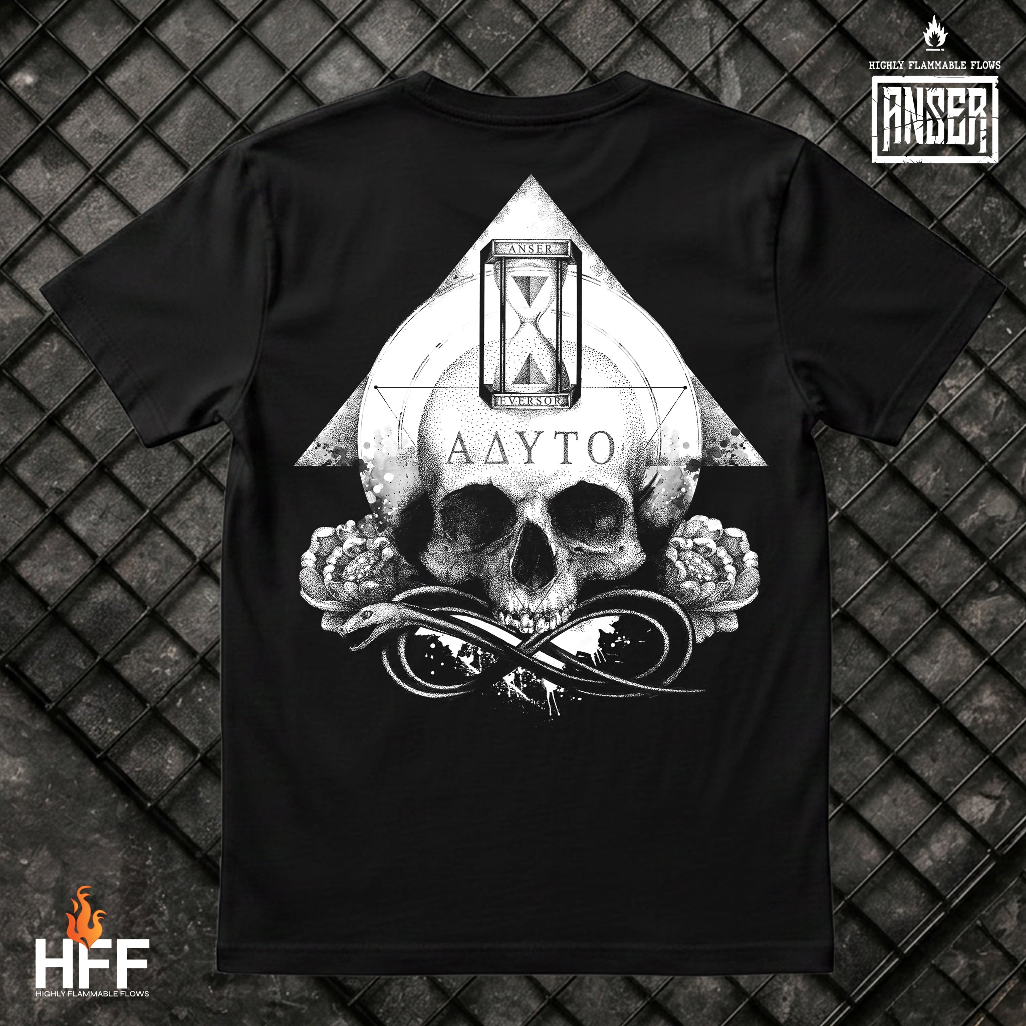 ¨ΑΔΥΤΟ¨ Black Tshirt