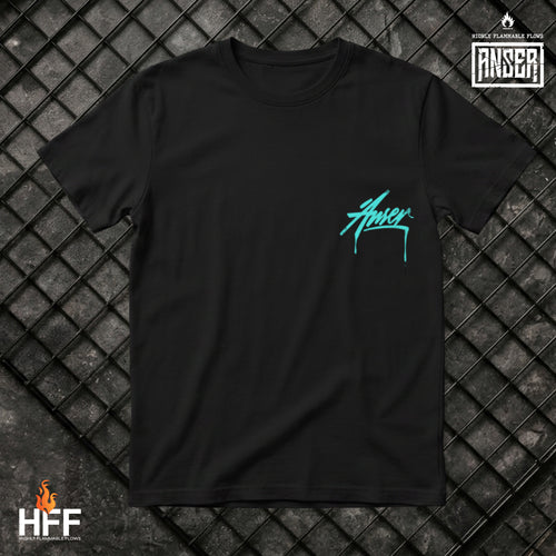 Anser black Tshirt designed by Bewild