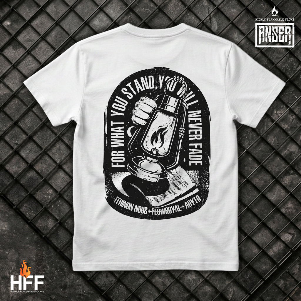 Anser white Tshirt designed by Bewild