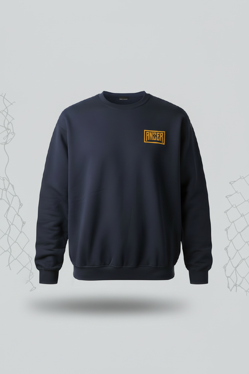 Anser dark blue crewneck